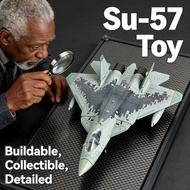 Kids 1:72 Assemble Blocks Su-57 Fighter Toy Model