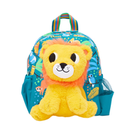 Smiggle - 【0.3kg 超輕護脊】Lion 小獅子 6L 護脊書包 26 cm兒童背囊｜綠色 | 幼兒書包｜Kids兒童旅行袋 ｜平行進口
