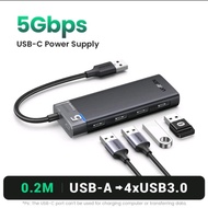 Ugreen Usb 3.0 Hub 4 Ports High Speed Ugreen Usb Splitter Hub 4 Ports