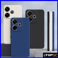 Casing Poco M6 4G/Redmi 13 4G/13C 5G/12C/12/10C/10A/9C/9/9A/9T Solid color liquid silicone anti drop