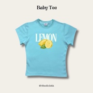 AHOLICBKK | [พร้อมส่ง] เสื้อทรง BABY TEE LEMON