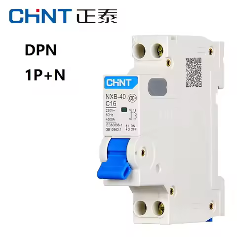 CHINT NXB-40 DPN 1P+N 6A 10A 16A 20A 25A 32A 40A 220V 230V 50HZ Miniature Circuit breaker MCB NEW DZ