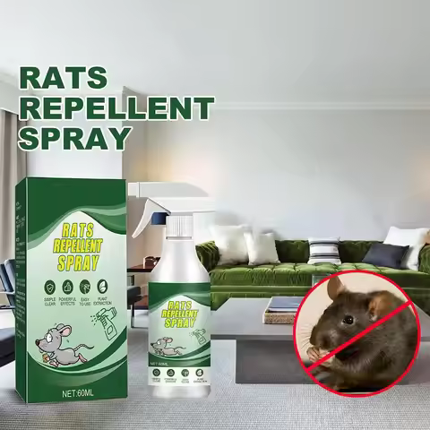60ml Automobile Engine Rat Mouse Repellent Spray Natural Vehicle Engine Spray Car Cleaning Supplies