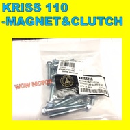KRISS MAGNET COVER SKREW SET &  KRISS CLUTCH COVER SKREW SET KRISS ENGIN SKREW SET MAGNET & CLUTCH B