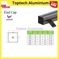 End Cap Aluminium Profile 2020 3030 4040 4545 5050 6060 for Engineering, Commercial or DIY