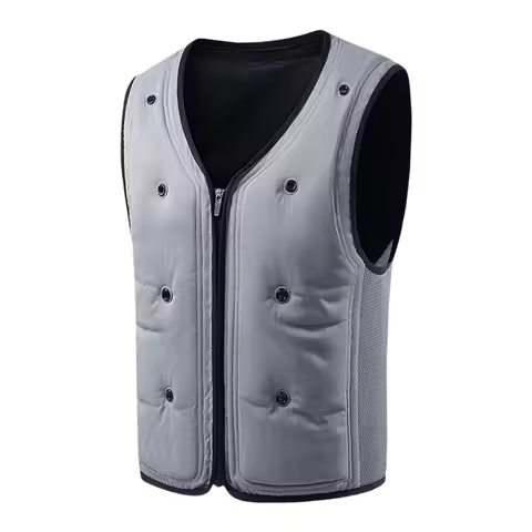 Evaporative Cooling Vest Reusable Outdoor Heat Relief Work Vest Evaporative Ice Pack Jacket for Cons