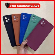 Softcase macaron Samsung galaxy A04 / A04E / A04S Case Silicone pro camera