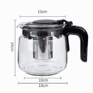 Oaks thickened health pot for tea bar machine, large-capacity insulated glass tea pot accessories, h