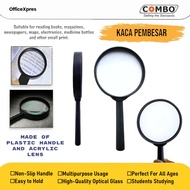Kaca Pembesar / Pembesar Lup / Lup Kaca / Magnifier / Loupe / Magnifying Glass 60mm Combo