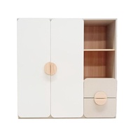 [จัดส่งพร้อมประกอบ] HomePro ตู้เสื้อผ้าเด็ก 120 ซม.  TORI PINEOAK/ขาว/เทา แบรนด์ FURDINI