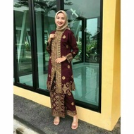 BAJU BATIK SONGKET PALEMBANG/BAJU KONDANGAN WANITA TERLARIS/SETELAN WANITA BATIK SONGKET PALEMBANG/B