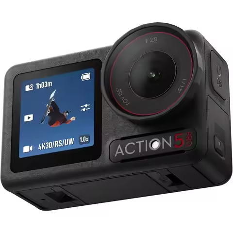 NEW Action 5 Pro Standard Combo, Waterproof Action Camera With 1/1.3" Sensor, 4K/120fps Video, Subje