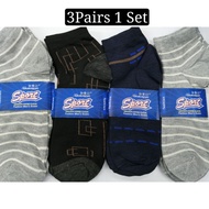 3Pairs Man Cotton Socks Stocking Ready Stock