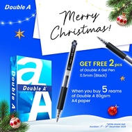 Kertas A4 Double A 80gsm (1 kotak/5 rim)