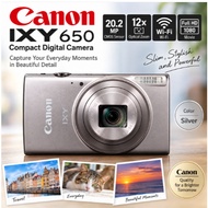 【Direct Japan】 Canon IXY650m Compact Digital Camera, Silver, 12x Optical Zoom/Wi-Fi Compatible, IXY6