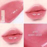 Son Môi Dinto Mirror Water Jelly Lip Glaze 774 Cat in Boots Rose Pink Moisturizing Lipstick Lip Glos