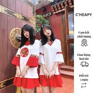 Shanghai shirt with brocade (separate shirt and skirt) CHEAPY STORE wears CNY, CNY