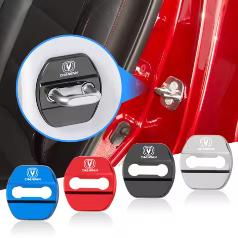 4PCS Car Door Lock Cover Stainless Steel Protection Accessories For Changan X7 UNI-K CS35 CX70 CS85
