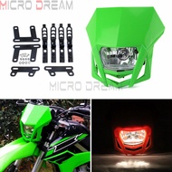 Dirt Bike Off-road Headlight Motocross Headlamp for Kawasaki KLX KX KLR Yamaha YZ WR 250F 450F TTR H