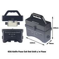 TNB 63A / 100A CUT OUT FUSE SWITCH DISCONNECTOR COMPLETE WITH FUSE FS-01 / KNIFE FUSE 63A / 100A