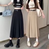 Chân Váy Chữ A Dáng Dài IKAO STATION Váy Công Sở Form Dài Nhiều Màu Đủ Size Trẻ Trυng Thanh Lịch