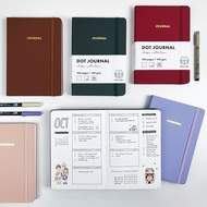 สมุดบันทึก Dot Journal Classic Collection ปกแข็ง มีเลขหน้า A5 BuJO Bullet Notebook สมุดโน้ต บูโจ by mimisplan