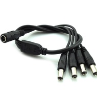 12V DC Power Supply  Female to  Male way Splitter Plug extension Cable cord connector 5.5X2.1mm Plug