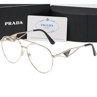 PRADA PRADA Unique Elegant Fashion Alloy Irregular Shape Optical Frame jn