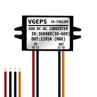 36V/48V to 12V Step Down Converter 30~60V to 12V 0~5A MAX 0~60W Adaptive DC to DC Buck Converter Tra