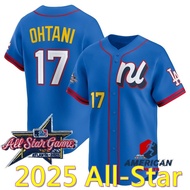 2025 All-Star National League Los Angeles Dodgers LA Men's 17 Shohei Ohtani Jersey Blue Baseball Jer