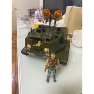 G.I. Joe Warthog W/ Sgt. Slaughter GI Joe 1988 Hasbro Vintage Vehicle - Preloved / Selling As Is