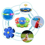 Bola Piring Terbang Mainan Baling Bentuk UFO Magic UFO Ball Magic Flying Saucer Ball Deformation Fly