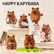 Compatible Kapi Capybara Barabara Trend Toy Toy Puzzle Blocks Cartoon Building Figurine E7n4