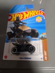 【Tesla cyberquad】全新風火輪黑配金色特斯拉“Cyberquad”玩具電動越野車模型車 hotwheels black with golden color tesla cyberquad