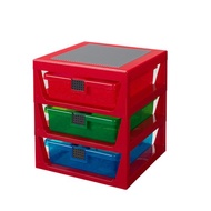 Room Copenhagen 樂高 LEGO 樂高玩具收納三層架(紅色) 送禮