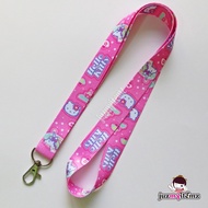 Lanyard - Pink Hello Kitty x unicorn  (Trace together token | EZ-Link card Holder | Student Card)