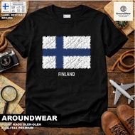 FINLAND ROVANIEMI FINLAND T-SHIRT COUNTRYTAG COTTON 30S SOUVENIR PREMIUM GIFT