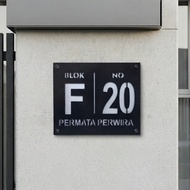 Double Layer ACP House Number Plate/ House Number Plate House Sign Board
