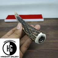 Pipa Once TANDUK RUSA ASLI NATURAL RD371