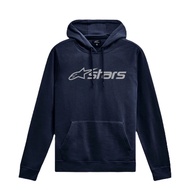 Und F169 ALPINESTARS BLAZE 2.0 HOODIE BLUE NAVY/GREY Unisex Fashion Cotton Hoodie Alpinestar Men Wom