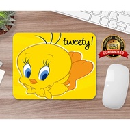 Tweety Bird Mouse Pad 5mm Thick High Quality Prints Quality Rubberized Tweety Bird Mouse Pad