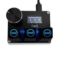 Pink SayoDevice OSU O3C Rapid Trigger Hall Switches Magnetic Red Switches Keyboard With Knob Screen