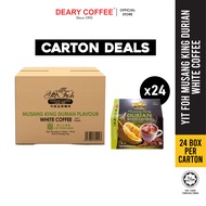 Yit Foh Musang King Durian White Coffee (1 CARTON) [40g x 8s x 24 Box] Raja Durian 4-in-1 Instant Pr