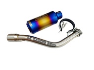 ชุดท่อสลิปออนGPX demon GR 200r+สายท่อเอสซี 9.5 นิ้ว