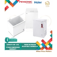 2025[NUR] PENSONIC 99L CHEST FREEZER PFZ-113 / MIDEA 130L CHEST FREEZER MD-RC151FZB01  / HAIER 100L 