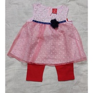 Cuddles 🔥| Baby Girl Top Pants Dresses Set (2-3 years) | New With Tag 🔥| Baby Girl Clothing | Baju R