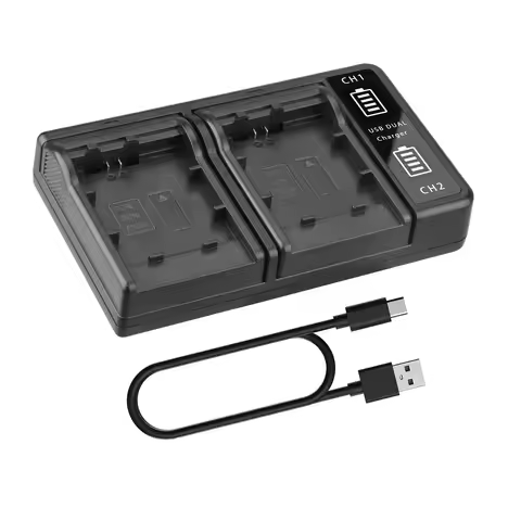 NP-FW50 Battery Charger LCD Dual Charger For Sony Alpha zv-e10 A6000, A6400, A6100, A6300, A6500, A5