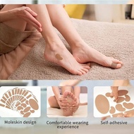 1 Sheet Moleskin Heel Blister Prevention Tape | Anti Blister Heel Protector | Foot Skin Care Protect