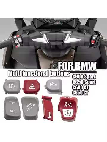 Motorcycle Switch Button Cover Plastic for BMW C600GT C600Sport C650GT C650Sport 2012-2019 2018 2017