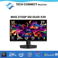MSI MAG 273QP QD-OLED X24 27" GAMING MONITOR ( 27" 2K QD-OLED / 0.03MS / 240HZ / AMD FREESYNC / HD M